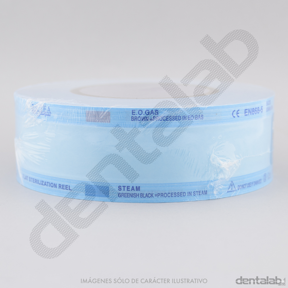 Rollo de Esterilización Pouch Vapor/Gas 50mm x 100m